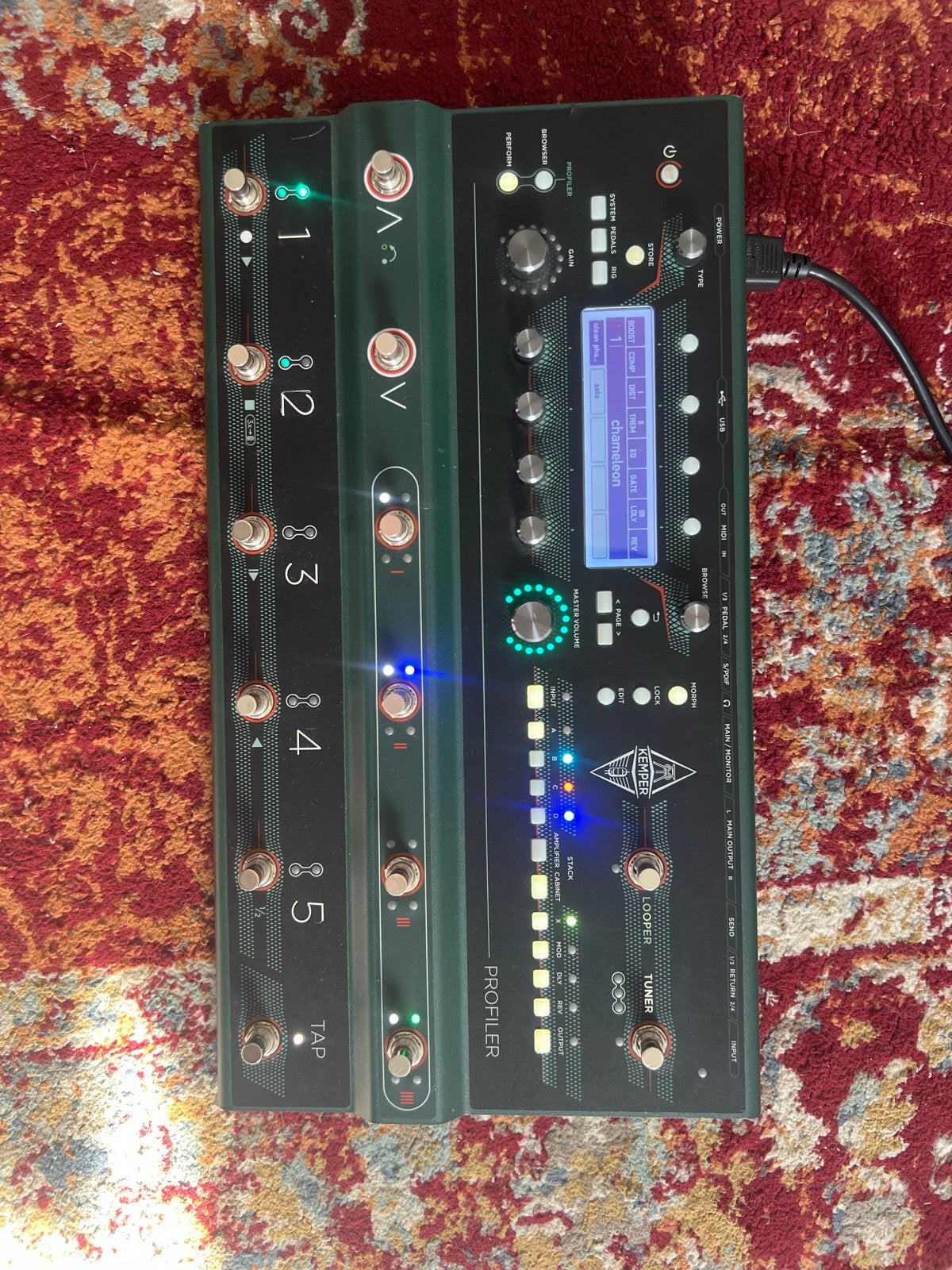 Kemper Stage + Powered Cab, Ophalen of Verzenden, Zo goed als nieuw, Gitaar, 100 watt of meer