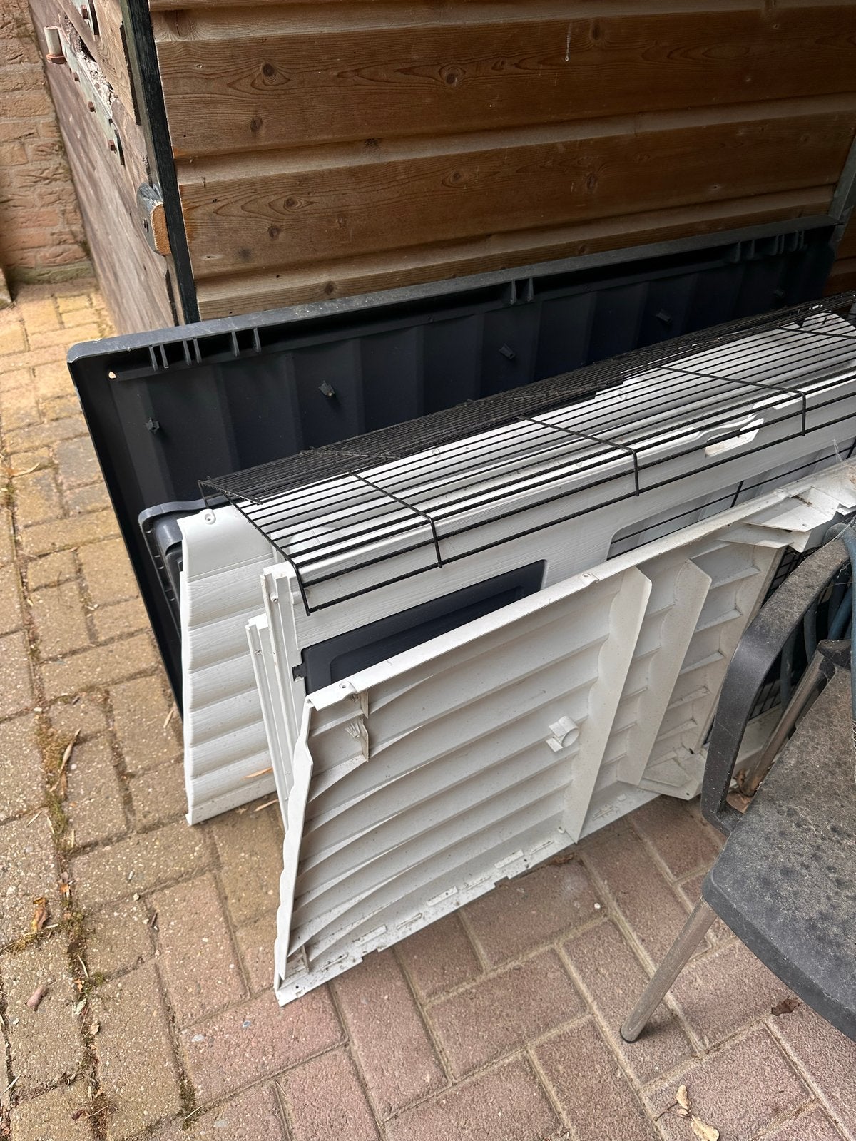 Ferplast Konijnenhok Grand Lodge 120 Plus, Dieren en Toebehoren, Ophalen, 90 cm of meer, Konijn, Hok