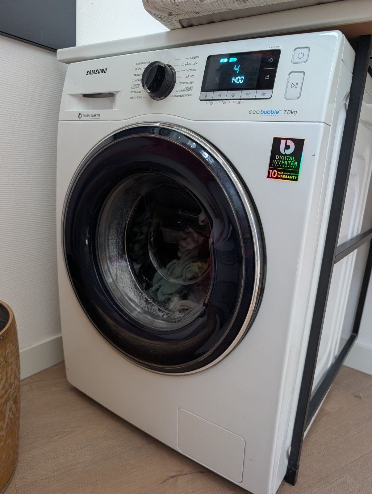 Samsung WW70J5426FW Wasmachine - 7kg, EcoBubble, Ophalen