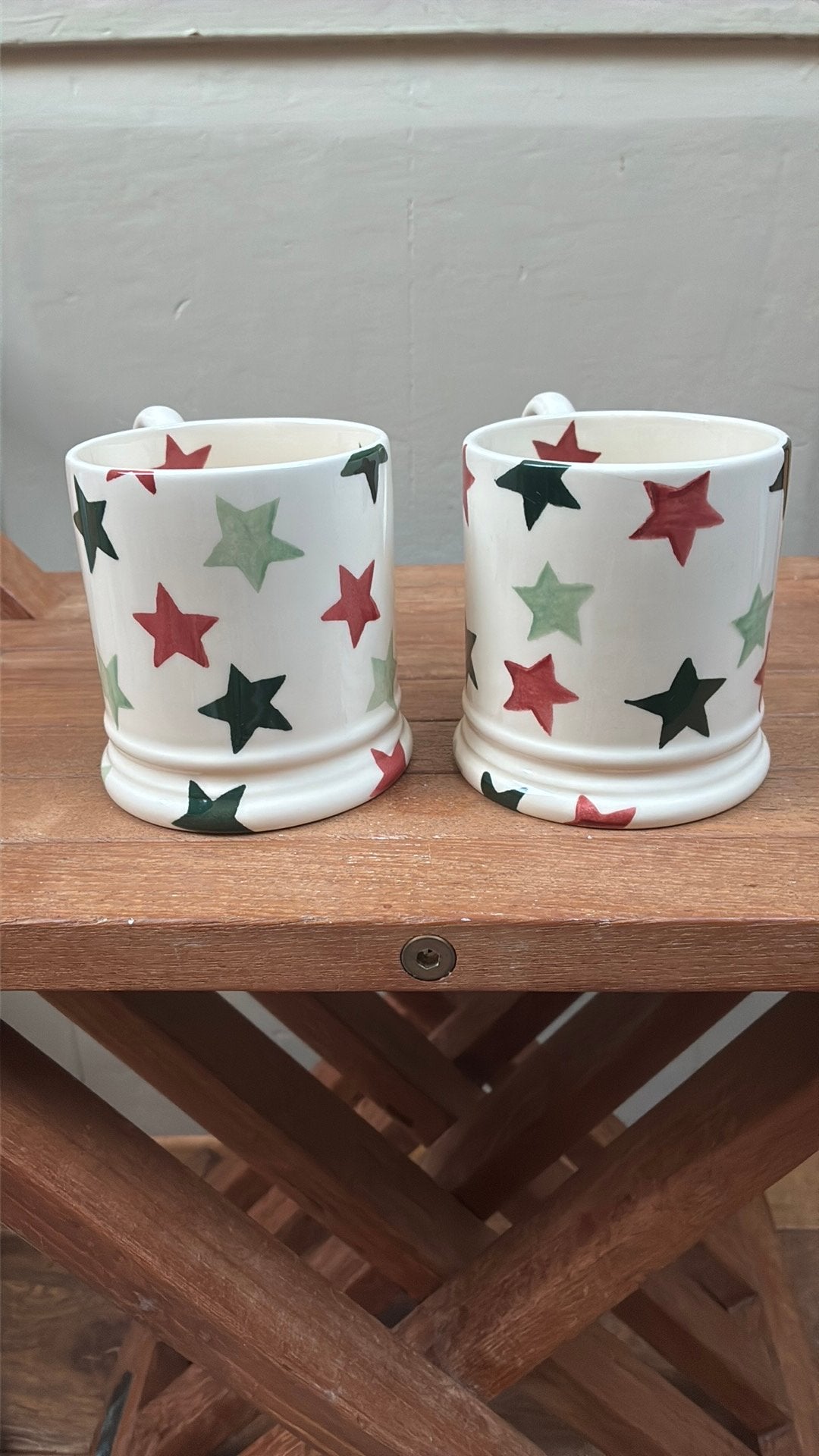 Emma Bridgewater Xmas Stars Half Pint Mug, Huis en Inrichting, Ophalen of Verzenden, Nieuw, Steen/keramiek