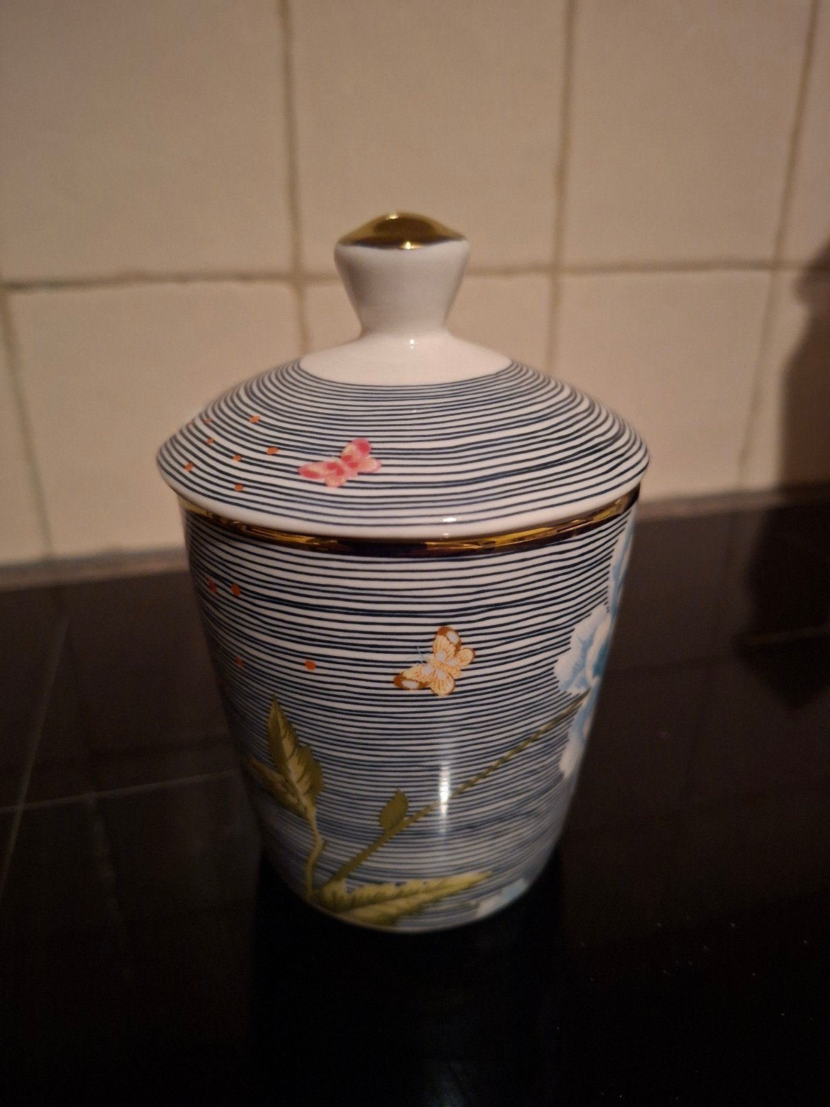 Laura Ashley Heritage Collectables Pot met Deksel, Overige merken, Keramiek, Overige typen, Nieuw