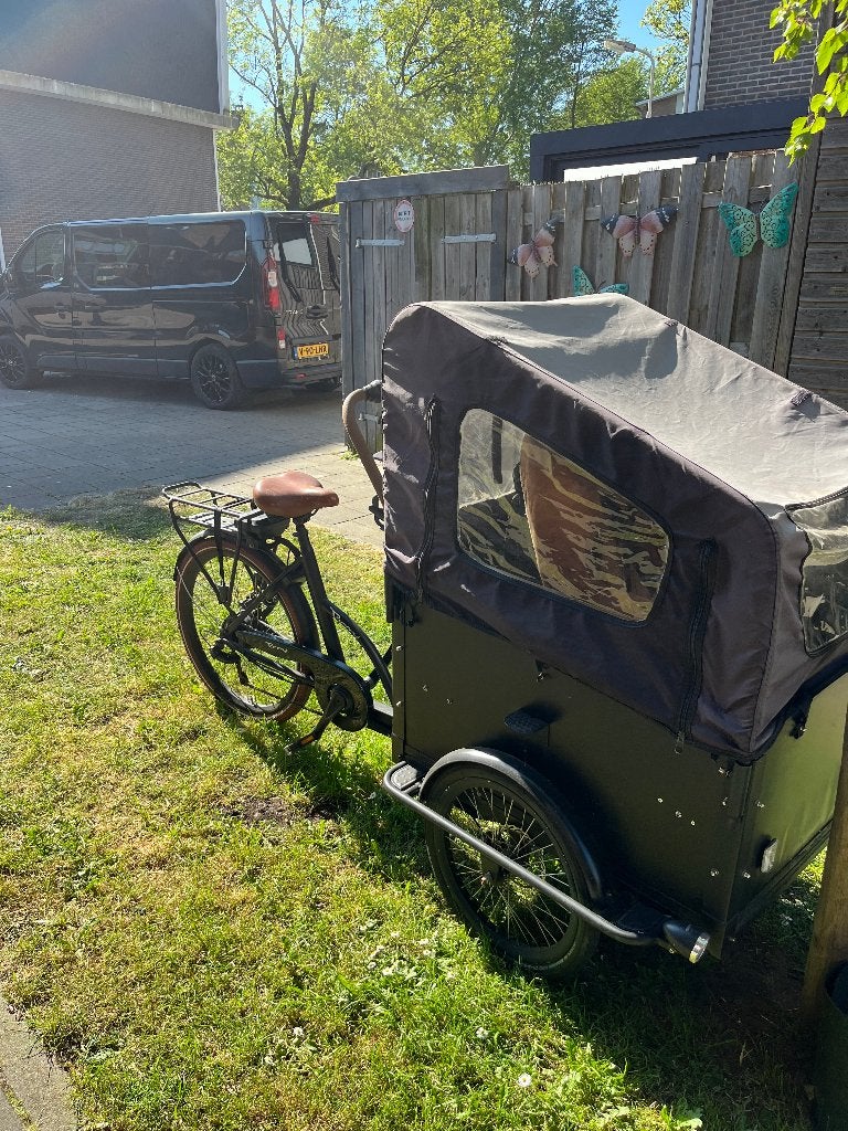 bakfiets, Fietsen en Brommers, Fietsen | Bakfietsen, Gebruikt, Overige merken, 3 kinderen, Elektrisch, Schijfrem, Ophalen