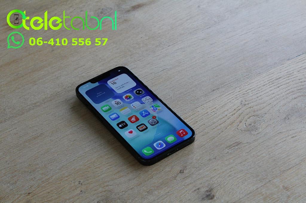 Apple iPhone 14 - 128GB - Zwart met garantie, Telecommunicatie, Mobiele telefoons | Apple iPhone, Apple, Zwart, Ophalen of Verzenden