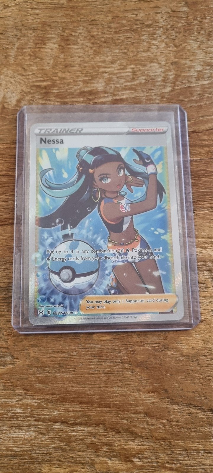Nessa - TG27/TG30, Hobby en Vrije tijd, Verzamelkaartspellen | Pokémon, Ophalen of Verzenden, Zo goed als nieuw, Losse kaart