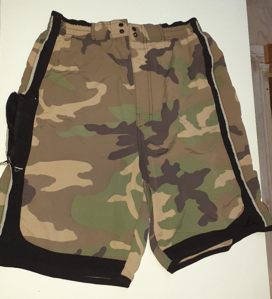 short heren stoere military camo S/M, Kleding | Heren, Ophalen of Verzenden, Zo goed als nieuw, Maat 46 (S) of kleiner, Groen