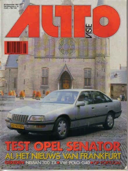 Autovisie 20 1987 : VW Polo Coupe G40 - Corrado - Nissan 300, Ophalen of Verzenden, Gelezen, Algemeen