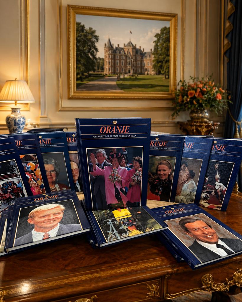 Oranje ons Vorstenhuis door de eeuwen heen, Ophalen, Complete serie, Zo goed als nieuw, K.A. van den Hoek  Fred J.Lammers