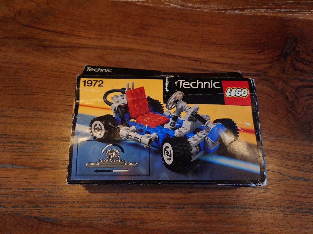 Lego Technic 1972 Go-Kart – met doos (RARE), Compleet, Gebruikt, Lego, Ophalen of Verzenden