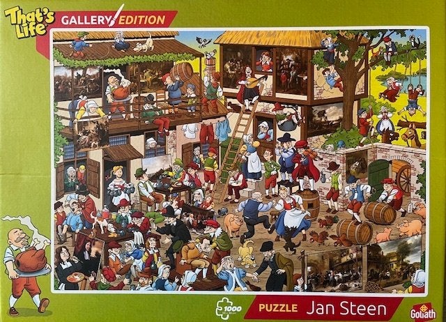 jan steen, Ophalen of Verzenden, 500 t/m 1500 stukjes, Zo goed als nieuw, Legpuzzel