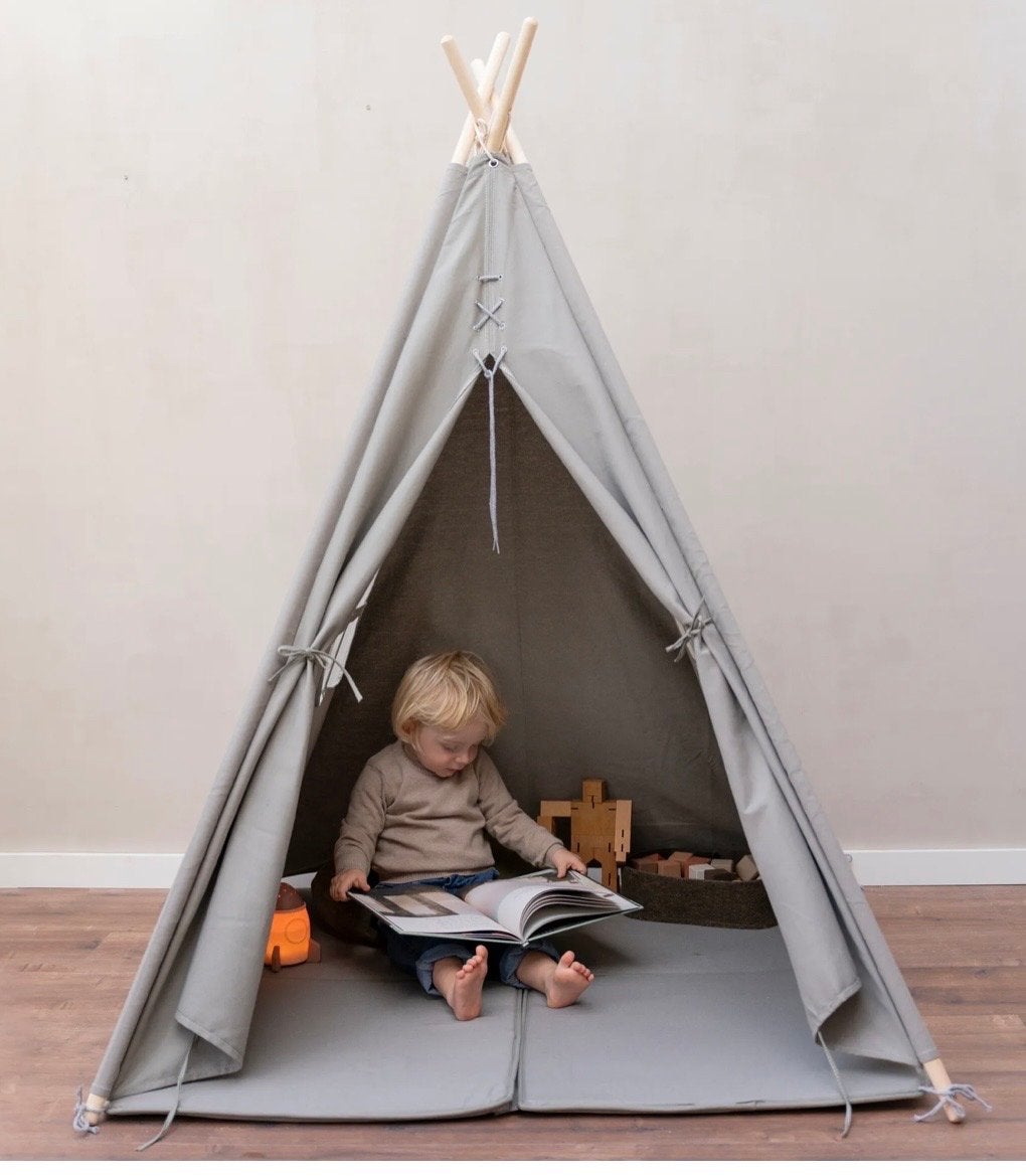 Sunny Alba Tipi Tent - Grijs - Nieuw, Overige materialen, ., Sunny, Nieuw