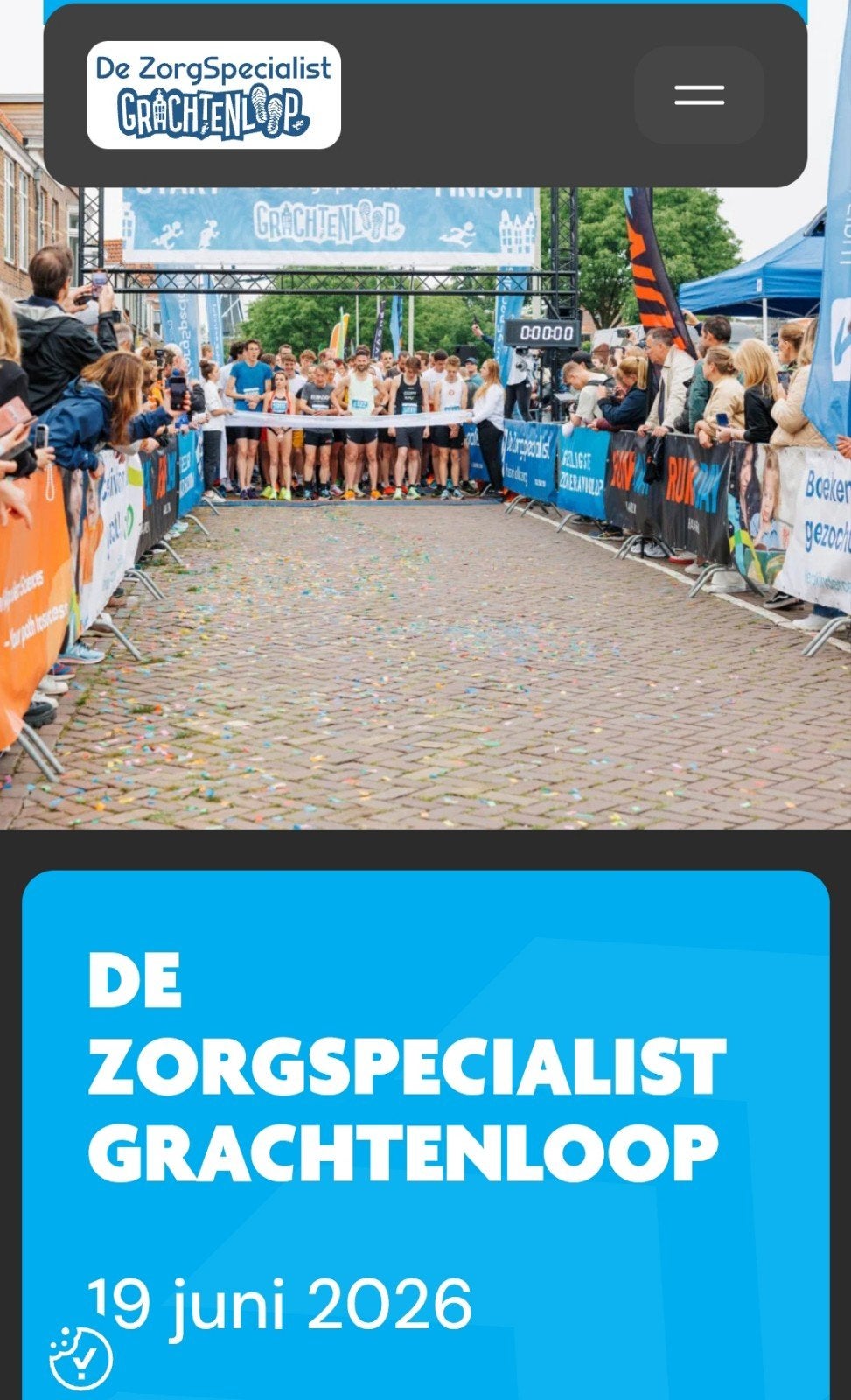 Startbewijs gezocht Grachtenloop Haarlem, Tickets en Kaartjes, Eén persoon, Juni