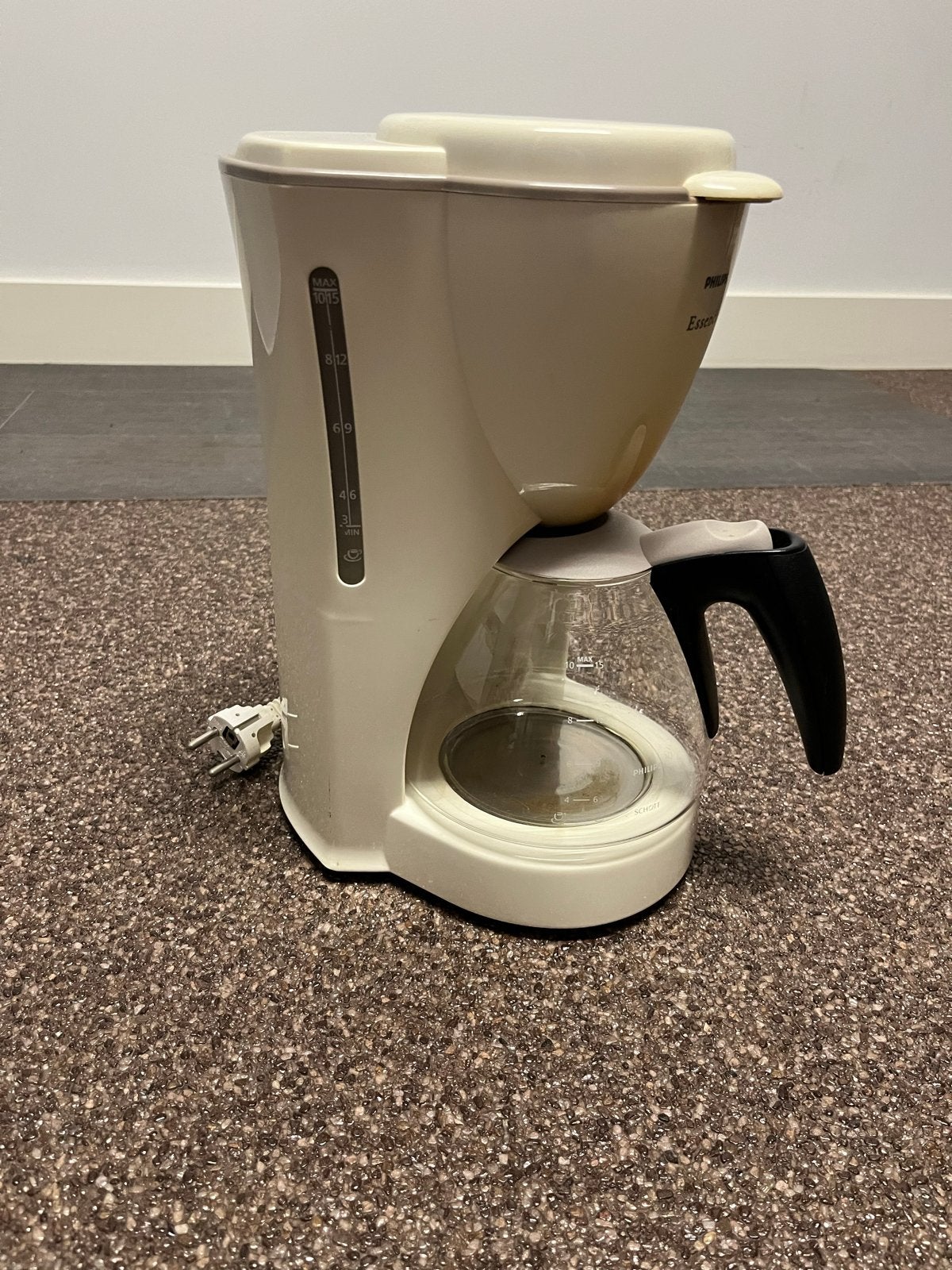 Philips Essence Koffiezetapparaat - Wit, Witgoed en Apparatuur, Ophalen, Gebruikt, 10 kopjes of meer, Koffiemachine