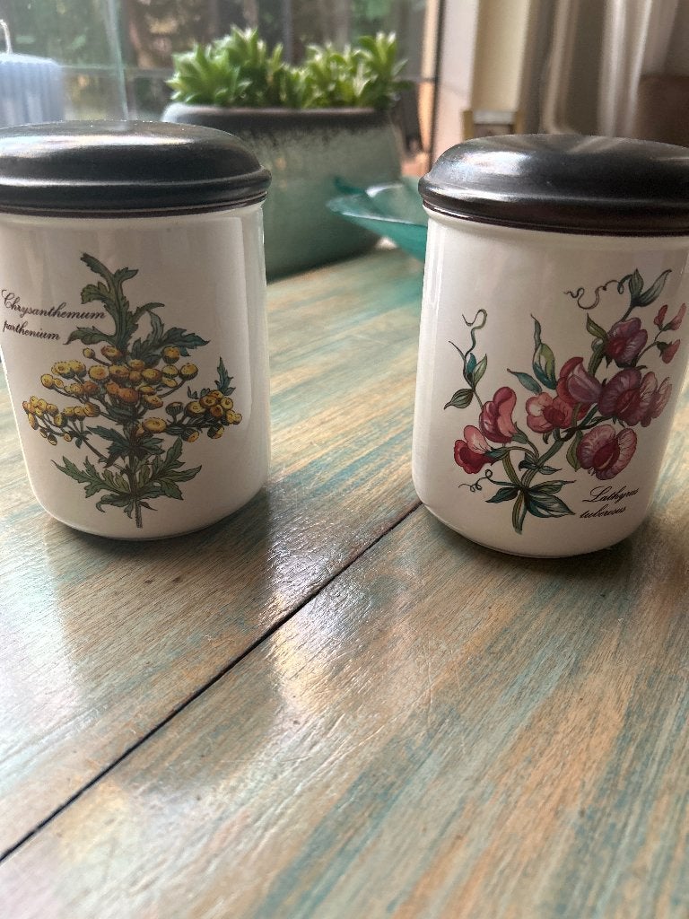 Voorraadpotten villeroy en boch, botanica, Ophalen of Verzenden, Zo goed als nieuw, Overige stijlen, Porselein