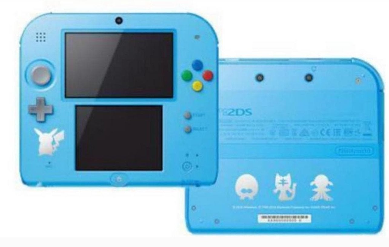 Nintendo 2DS Pokémon Sun & Moon editie - Blauw, izgs, zgan, Spelcomputers en Games, Spelcomputers | Nintendo 2DS en 3DS, Ophalen of Verzenden