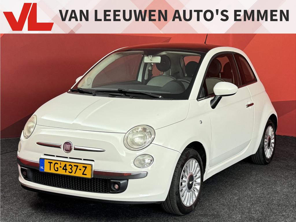 Fiat 500 1.2 Naked | Pano | Clima | Rijklaar (bj 2008), Auto's, Voorwielaandrijving, Euro 5, Stof, Gebruikt