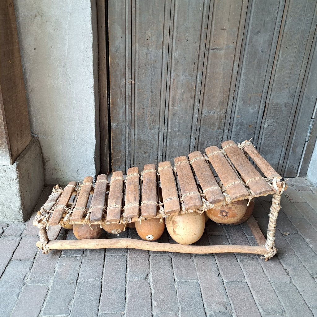 Balafoon Afrikaans instrument met kalebassen *Etage3*, Huis en Inrichting, Gebruikt, ., Ophalen of Verzenden, .