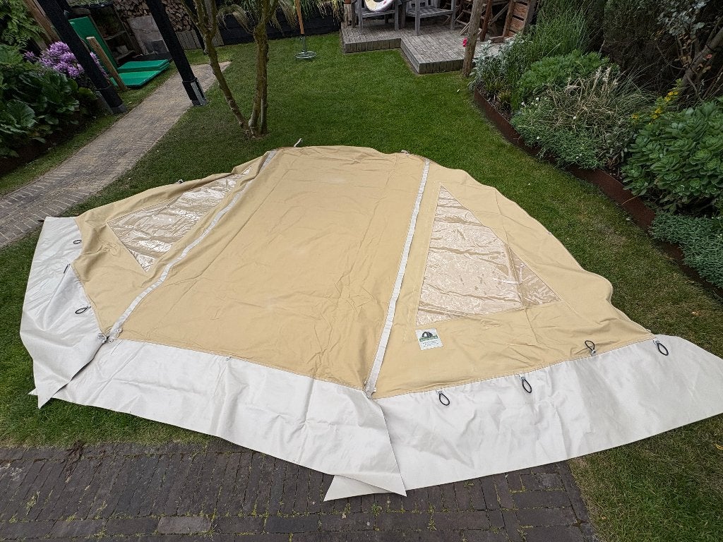 Karsten afsluitwand schuin 350-380, Ophalen of Verzenden, Gebruikt