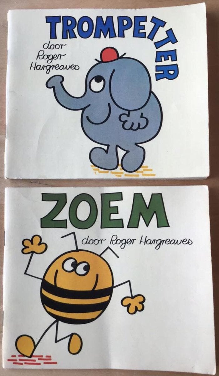 Vintage boekje Trompetter & Zoem - Roger Hargreaves, Boeken, Ophalen of Verzenden, Gelezen, Fictie algemeen
