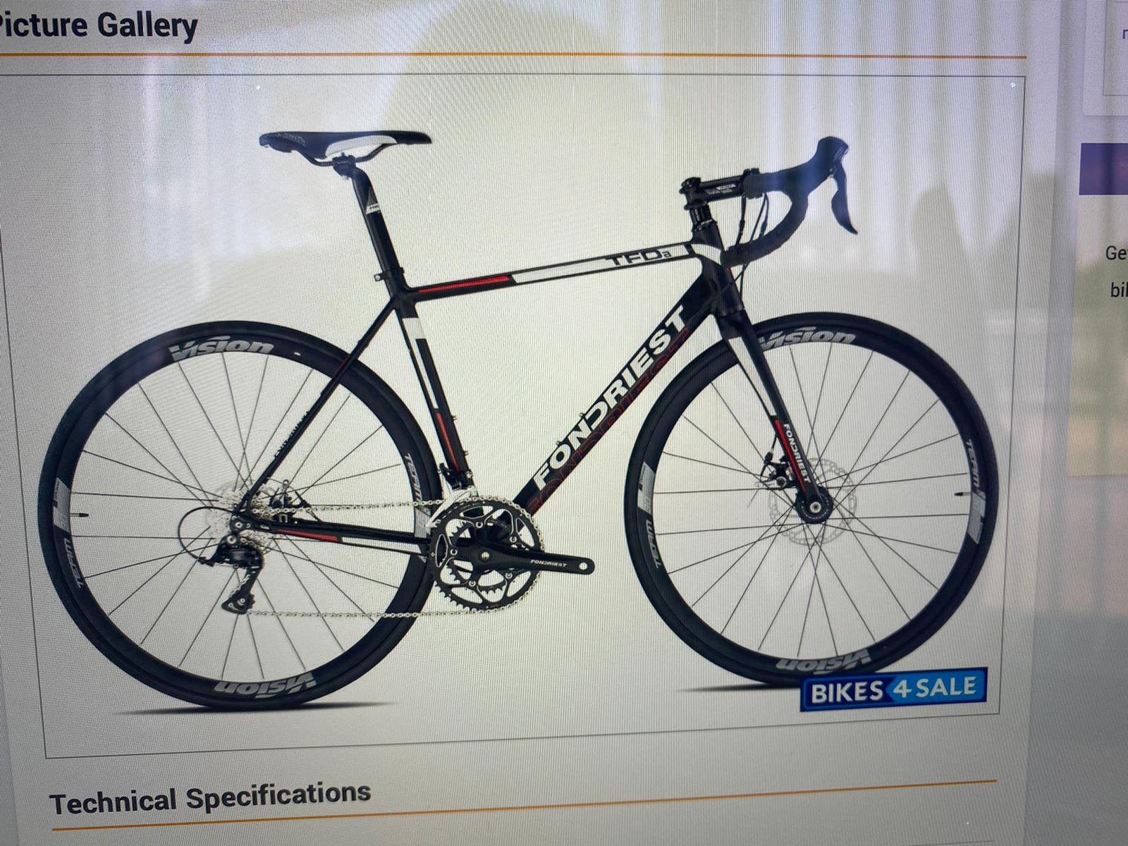 Racefiets fondriest!!, Ophalen, Zo goed als nieuw, Overige typen