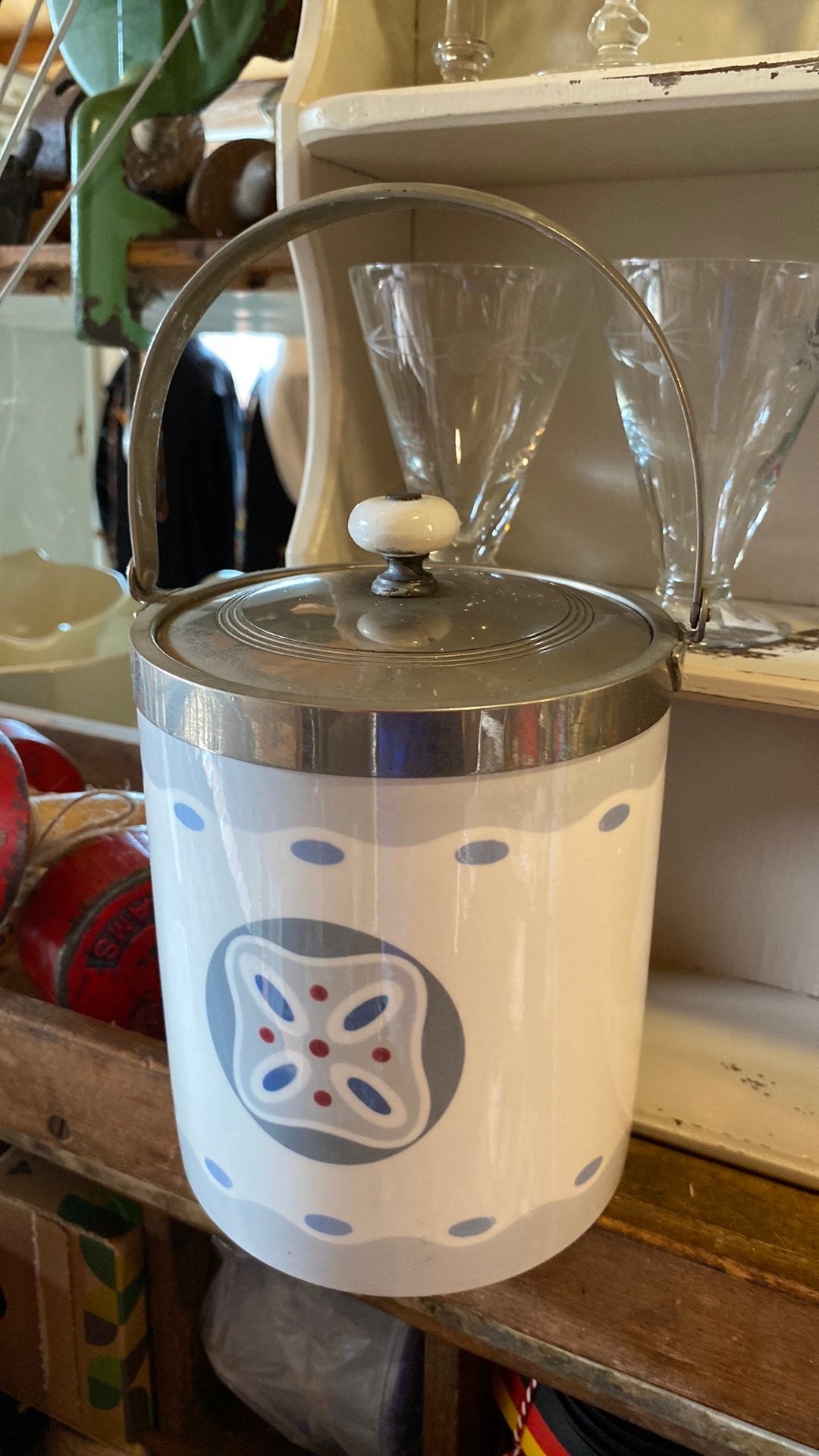 Brocante koekjespot, Ophalen of Verzenden