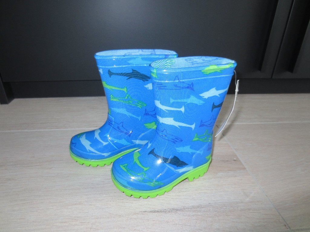 GEVAVI Kinderlaars haai blauw maat 21, nieuw, Jongen of Meisje, Nieuw, Ophalen of Verzenden, Laarzen
