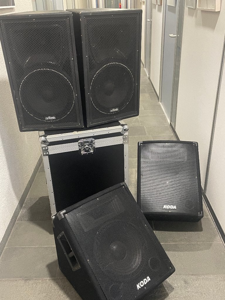 Muziek Installatie (PA) voor bandje of kleine zaal., Ophalen, Gebruikt, 500 tot 1000 watt, P.A.