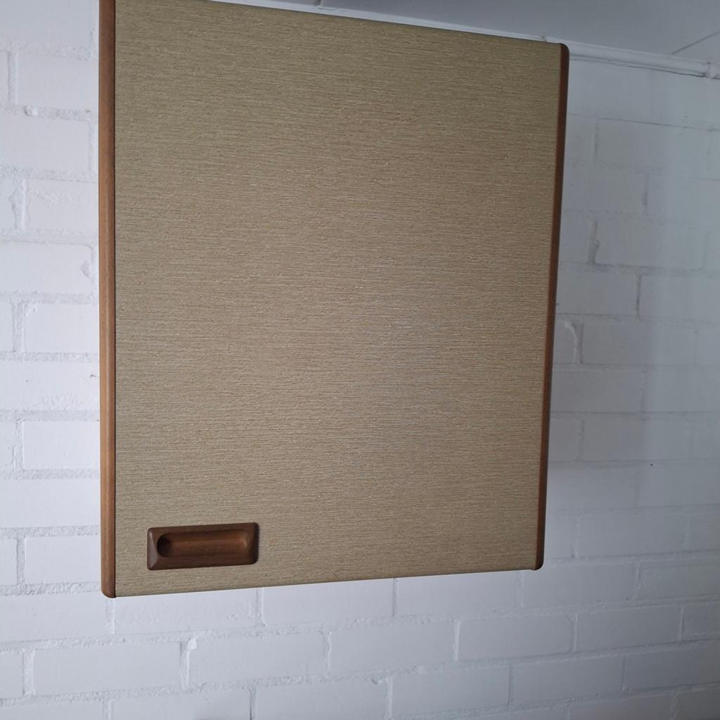 Wandkastje met houten accenten, Ophalen of Verzenden