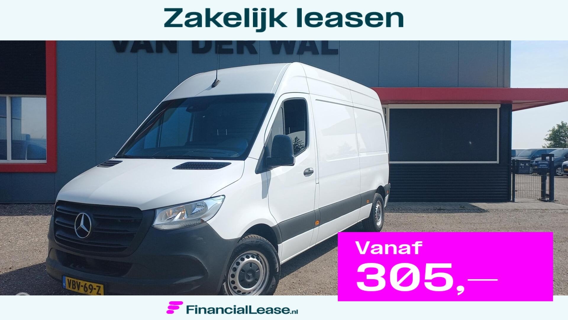 Mercedes Sprinter bestel 314 2.2 CDI L2H2/CLIMATECONTROL/CRU, Auto's, Bestelauto's, Bedrijf, Lease, Financial lease, ABS, Achteruitrijcamera