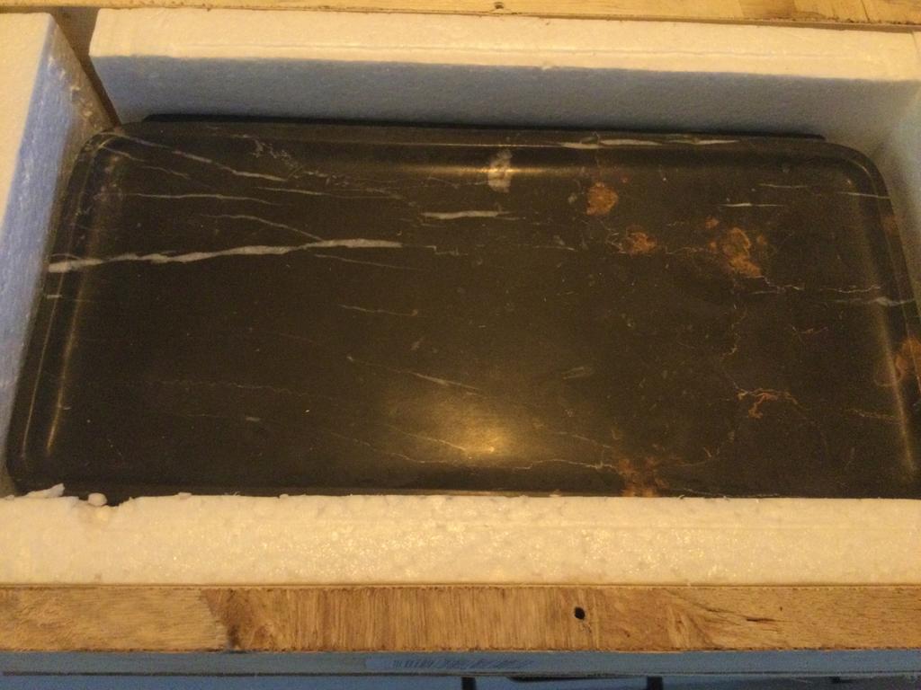 Balmani portoro goud nieuw X2O tray cupboard marmer, Ophalen, Nieuw, Overige typen