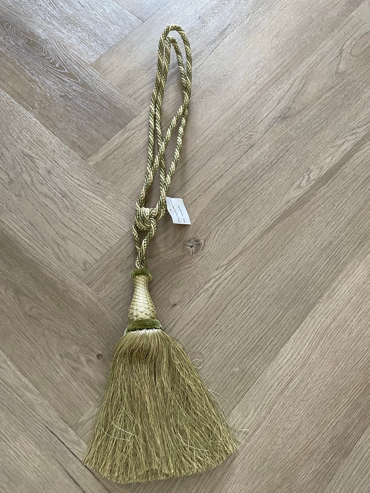 4 groen/goudkleurige  Gordijnkwasten- €25 per stuk Nieuw), Ophalen, Nieuw