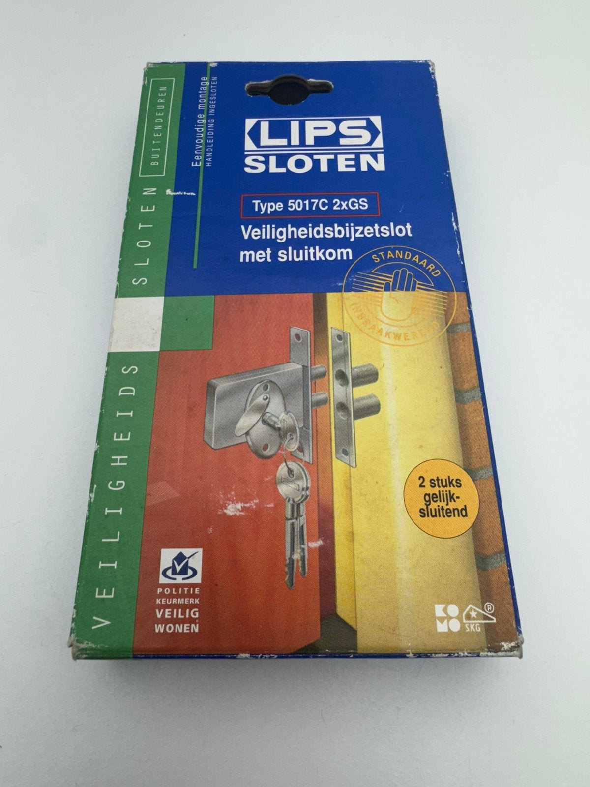 Lips  Veiligheids Bijzetslot (2x), Verzenden, Zo goed als nieuw, Slot