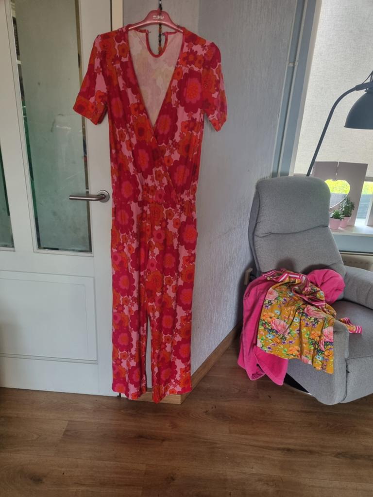 Mooie jumpsuite maat m tante betsy, Ophalen of Verzenden, Zo goed als nieuw, Blauw