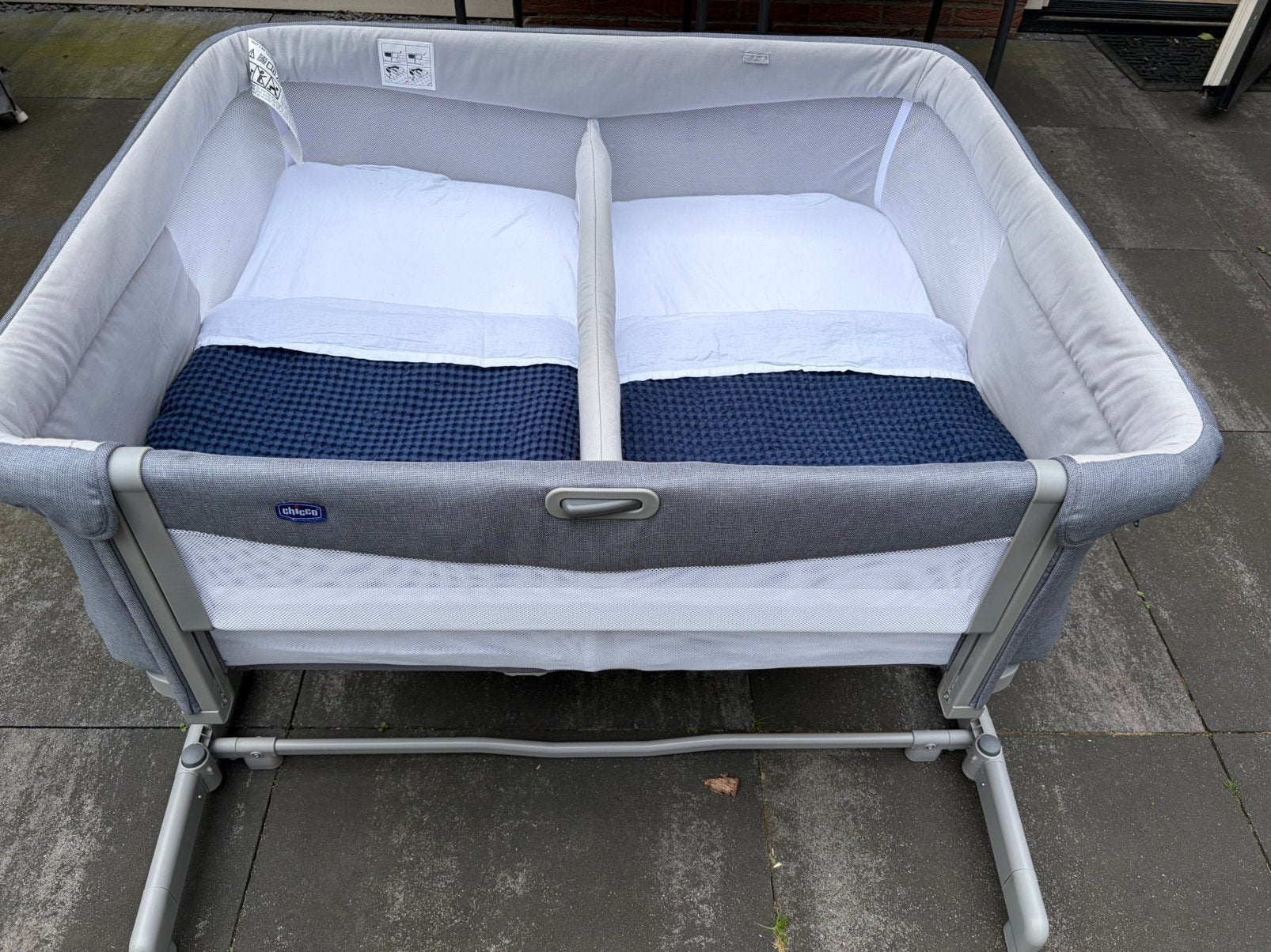 Chicco Next2Me Tweeling co-sleeper, Ophalen, Zo goed als nieuw, Wieg