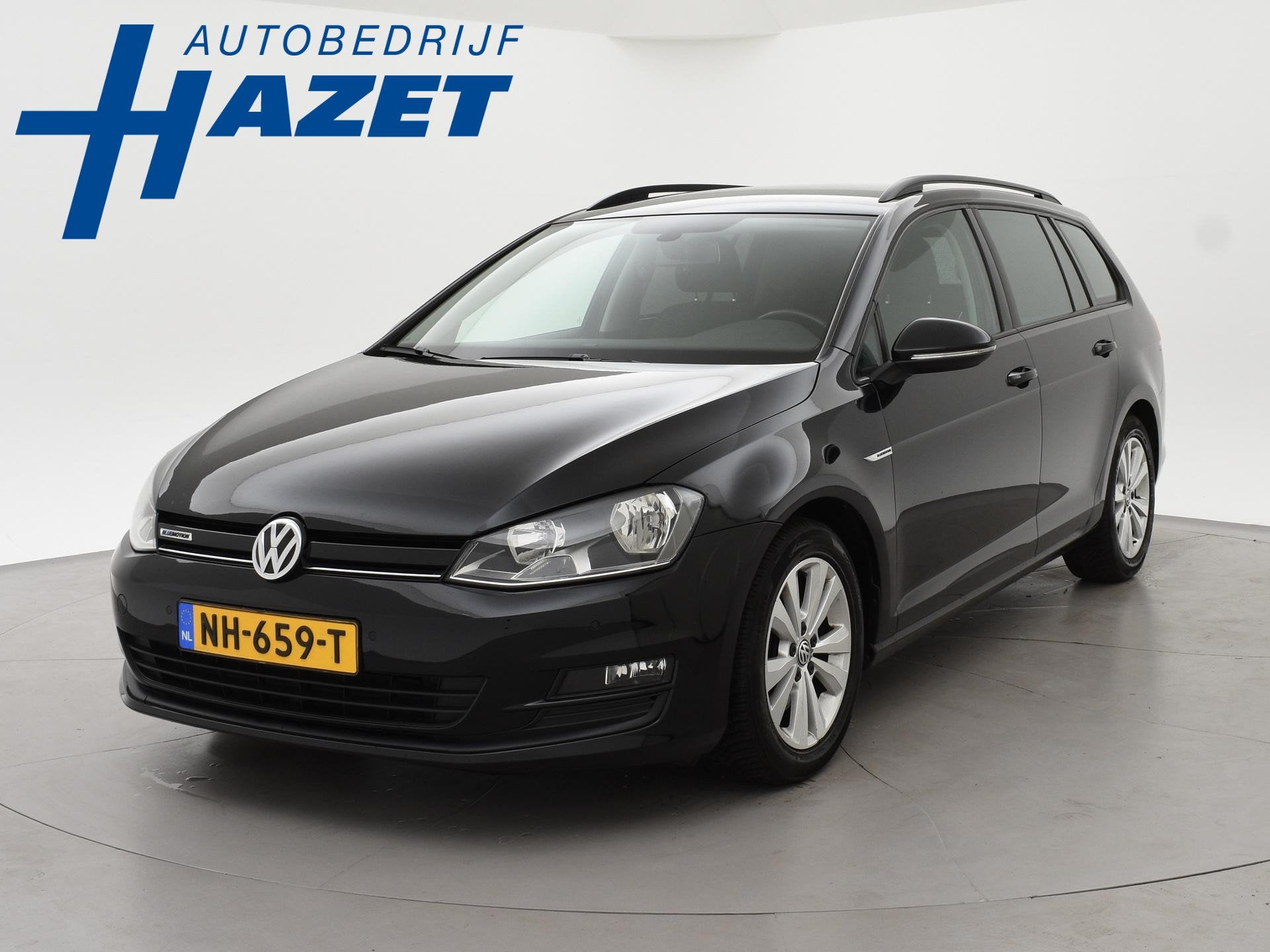 Volkswagen Golf Variant 1.0 TSI DSG AUT. + TREKHAAK | APPLE, Stof, 1210 kg, 116 pk, Zwart
