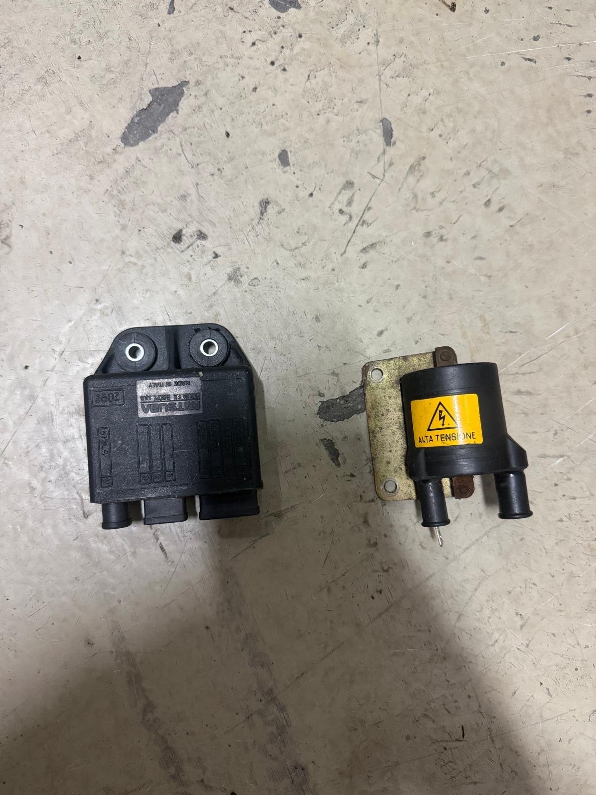 Piaggo Bobine en CDI voor 125/180 cc, Ophalen of Verzenden, Gebruikt