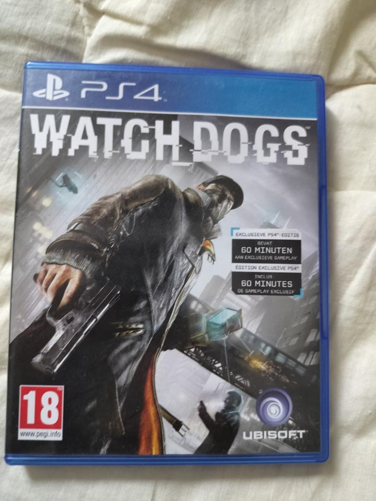 Watch Dogs PS4 - Exclusieve PS4 Editie, Avontuur en Actie, Online, Gebruikt, Vanaf 18 jaar