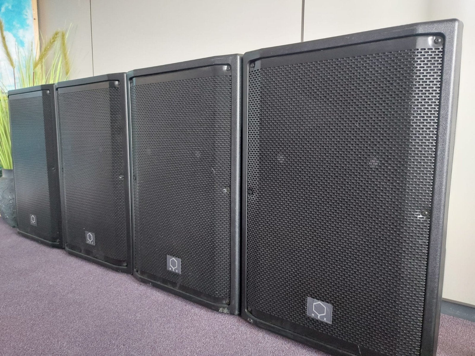 4x Devine Artis 15 mkII Passieve Luidsprekers, Overige merken, Gebruikt, Ophalen of Verzenden, 120 watt of meer