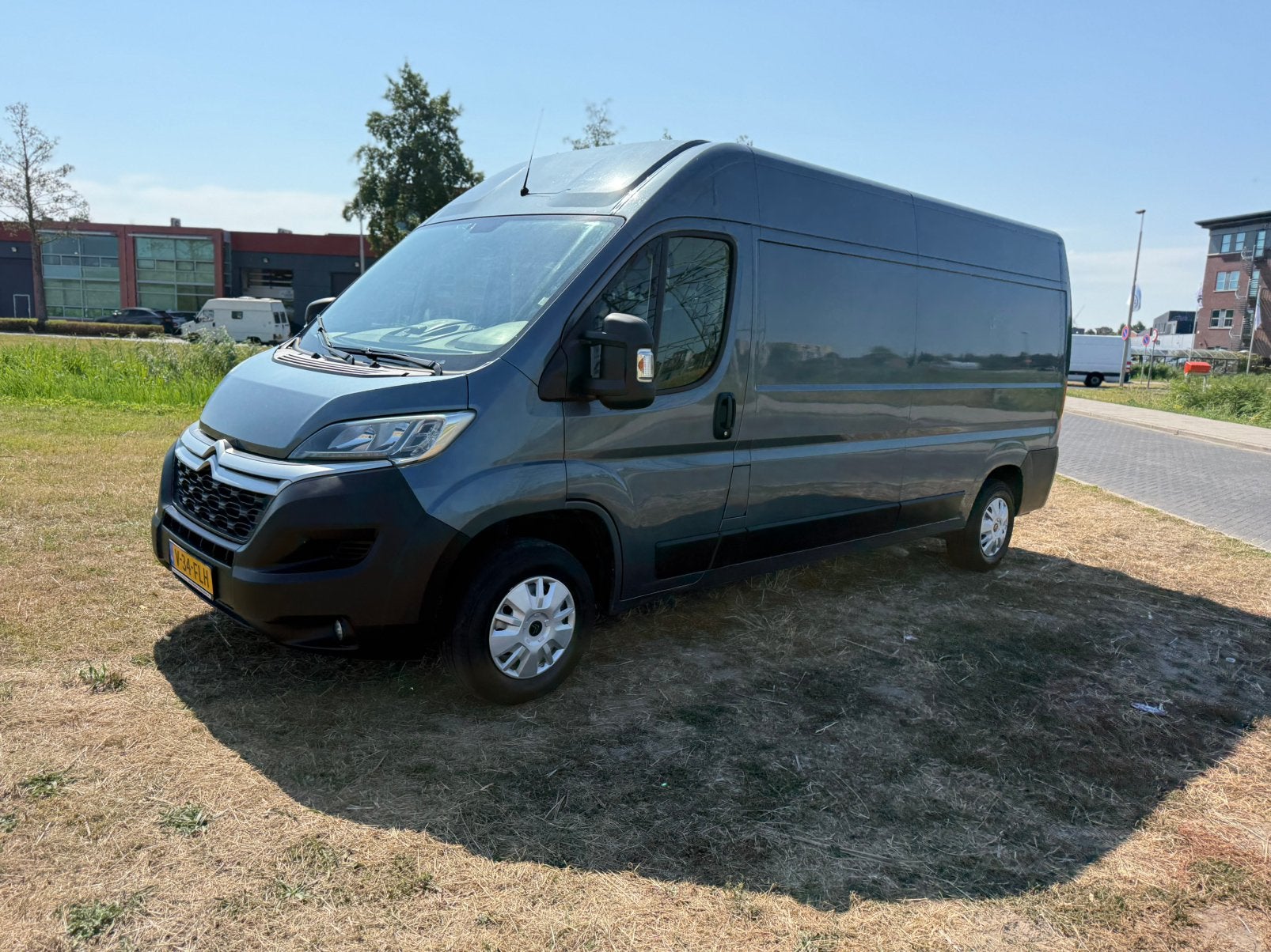 Citroën Jumper  L3h2 2.0 hdi 130pk 2018 Grijs euro 6, Voorwielaandrijving, Stof, Metallic lak, 4 cilinders