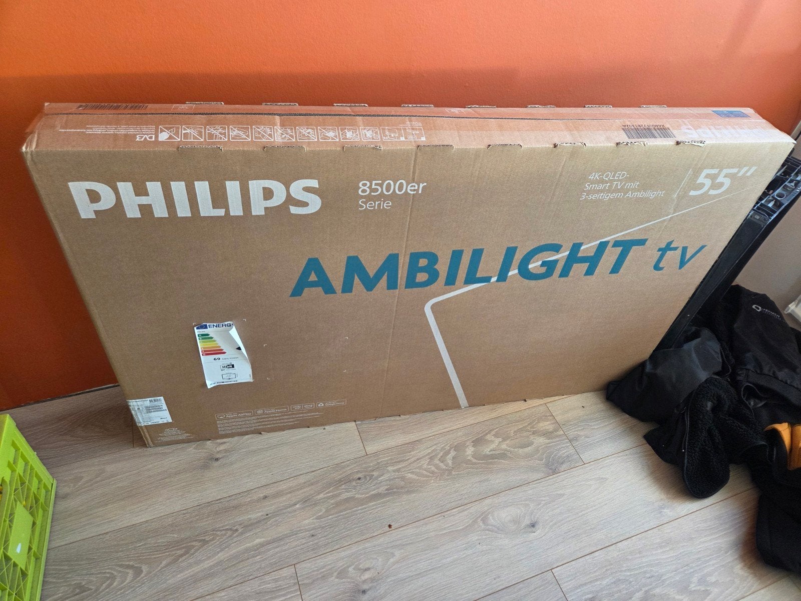 NIEUW IN DOOS – Philips 55PQS8501/12 55” QLED 4K Ambilight