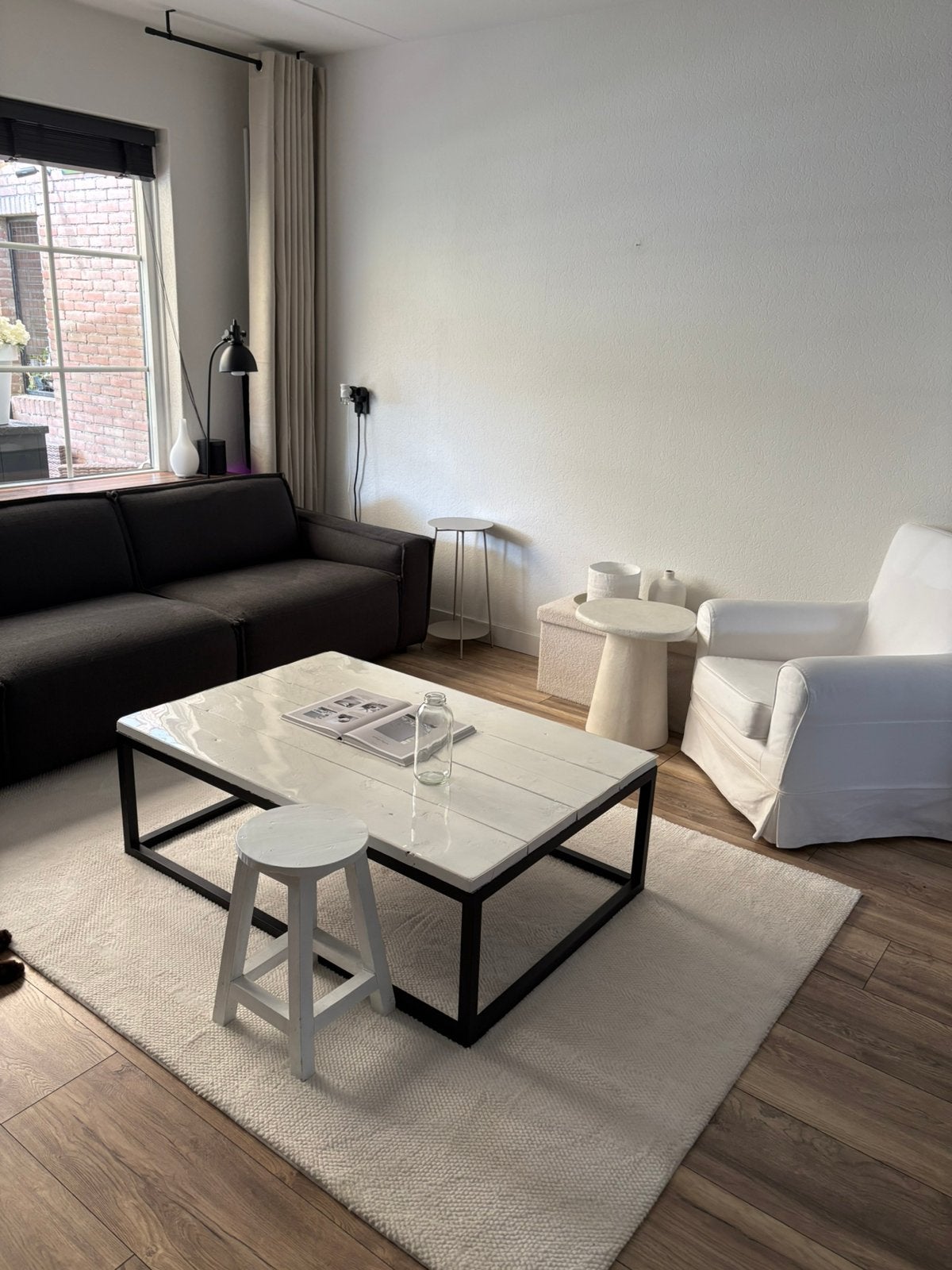 Ikea jennylund fauteuil wit, Ophalen of Verzenden, Zo goed als nieuw, 75 tot 100 cm, 50 tot 75 cm
