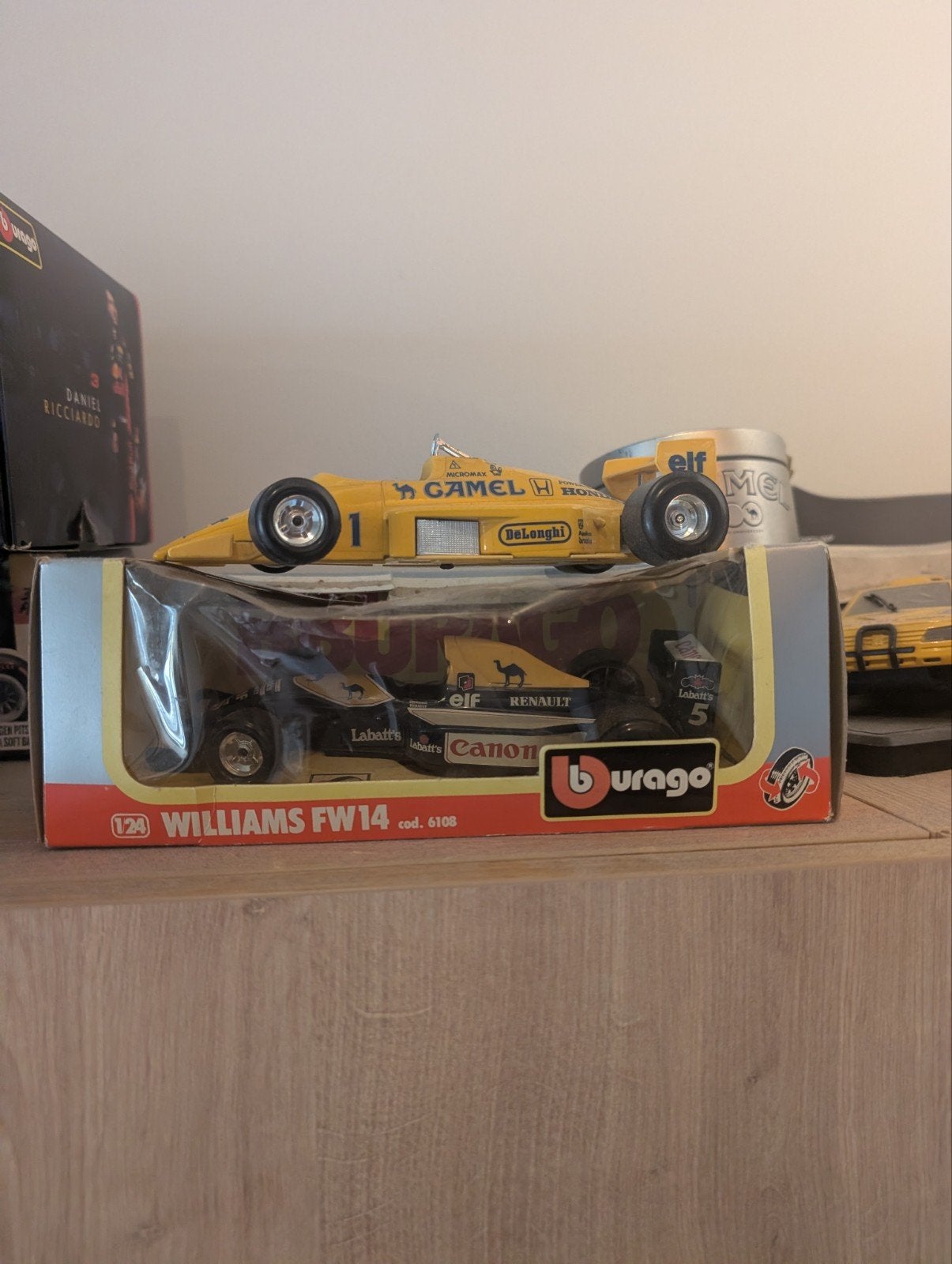 Oude Camel auto's en camel Formule 1 modelauto's, Verzamelen, Ophalen of Verzenden, Gebruikt, Auto's