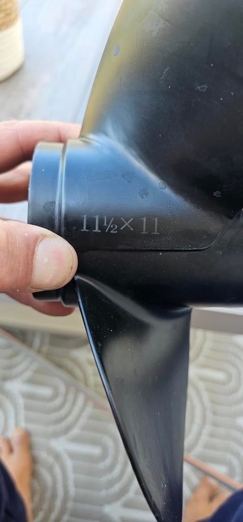 Suzuki/Mercury buitenboordmotor schroef 11 1/2 x 11, Watersport en Boten, Accessoires en Onderhoud, Ophalen of Verzenden, Zo goed als nieuw