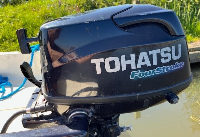 Tohatsu 6PK 4takt 1cilinder langstaart uit 2017, Ophalen, Gebruikt, 5 tot 10 pk, Viertaktmotor