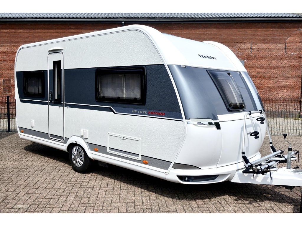 Hobby De Luxe Edition 460 UFE 2019 Mover Fietsrek 1500 KG, Rondzit, Hobby, Dwarsbed, Bedrijf