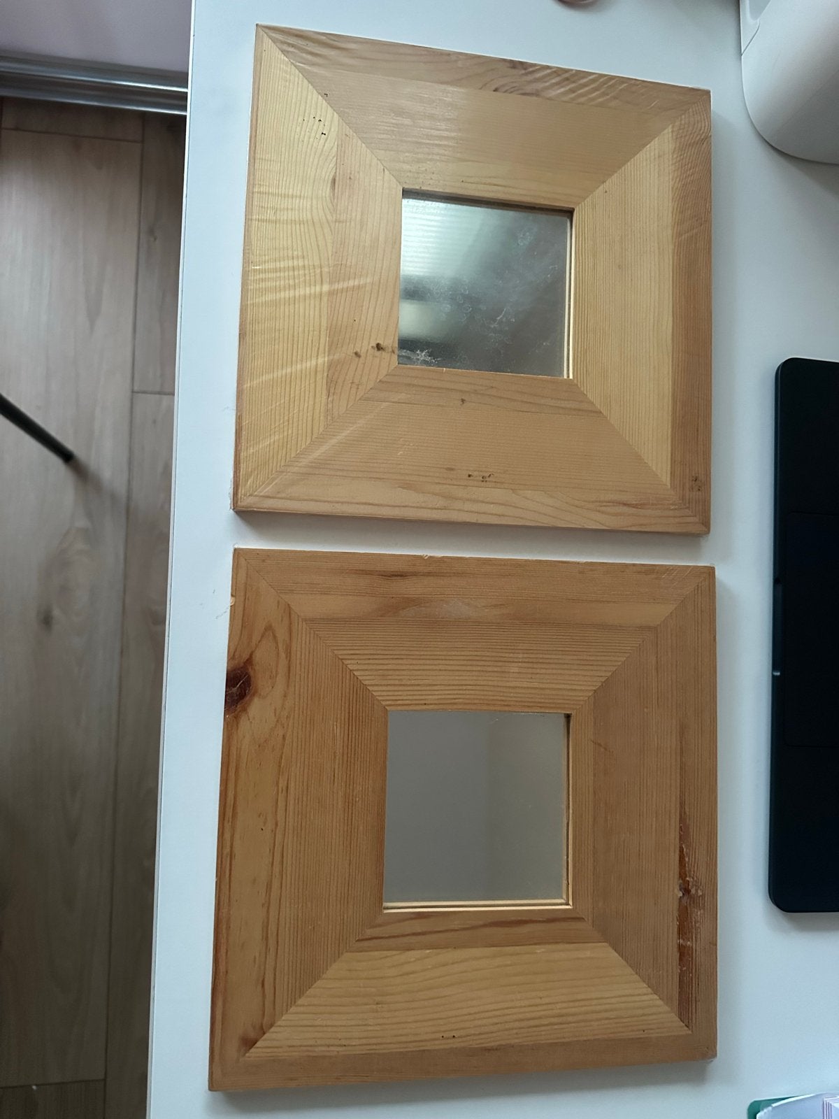 Nieuwe decoratie spiegels (2 stuks) - IKEA Malma, Huis en Inrichting, Woonaccessoires | Spiegels, Nieuw, Minder dan 50 cm, Minder dan 100 cm