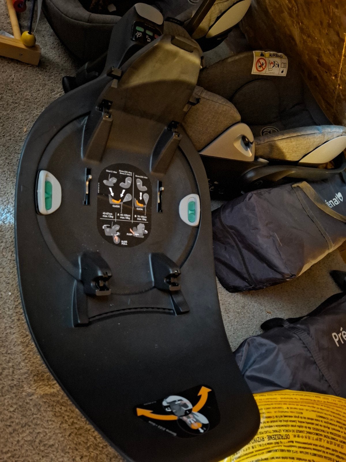 Cybex Cloud Z i-Size autostoel met Base Z, Ophalen, Gebruikt, Zijbescherming, Isofix