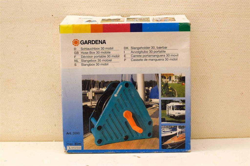 Gardena slangenbox zonder tuinslang 51064, Ophalen of Verzenden, Gebruikt, Tuinslang