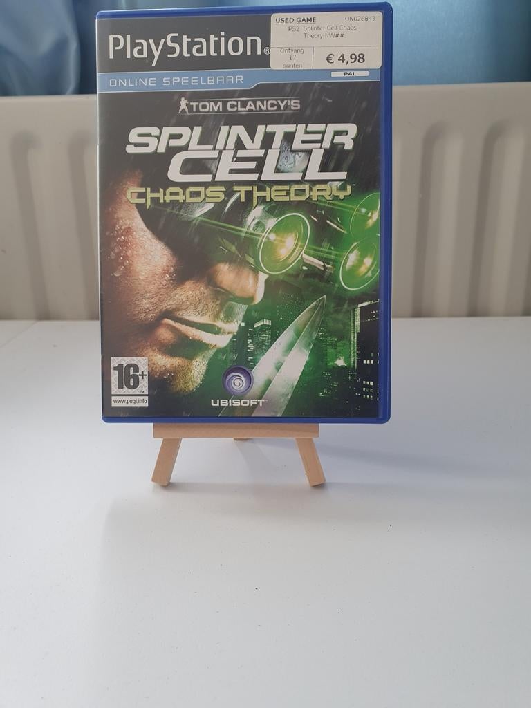 Tom Clancy's Splinter Cell Chaos Theory PS2, Online, Gebruikt, 1 speler, Vanaf 16 jaar
