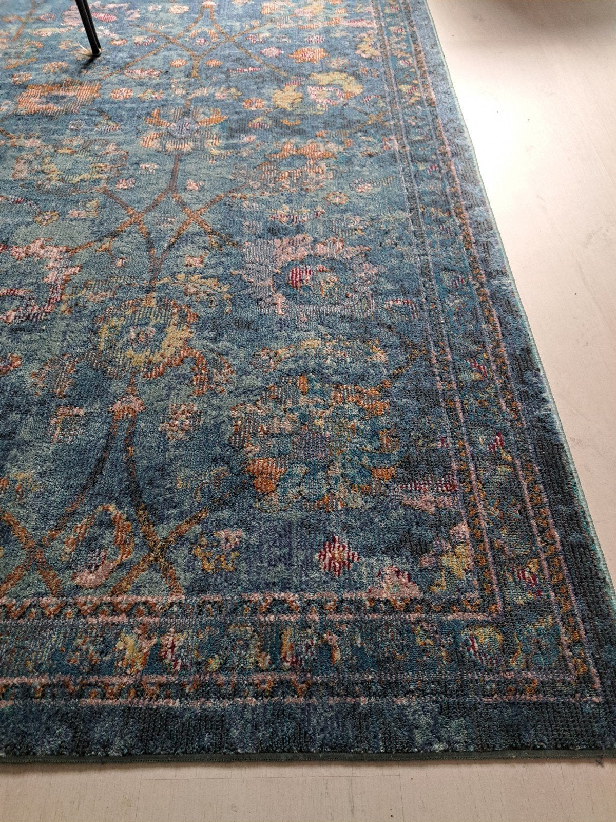 Prachtig vloerkleed 160x230, Ophalen, Blauw, 150 tot 200 cm, Rechthoekig