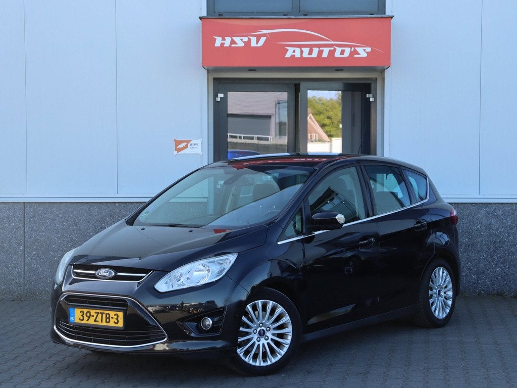 Ford C-Max 1.6 EcoBoost Titanium navi LM airco, Auto's, Voorwielaandrijving, Gebruikt, 4 cilinders, 150 pk